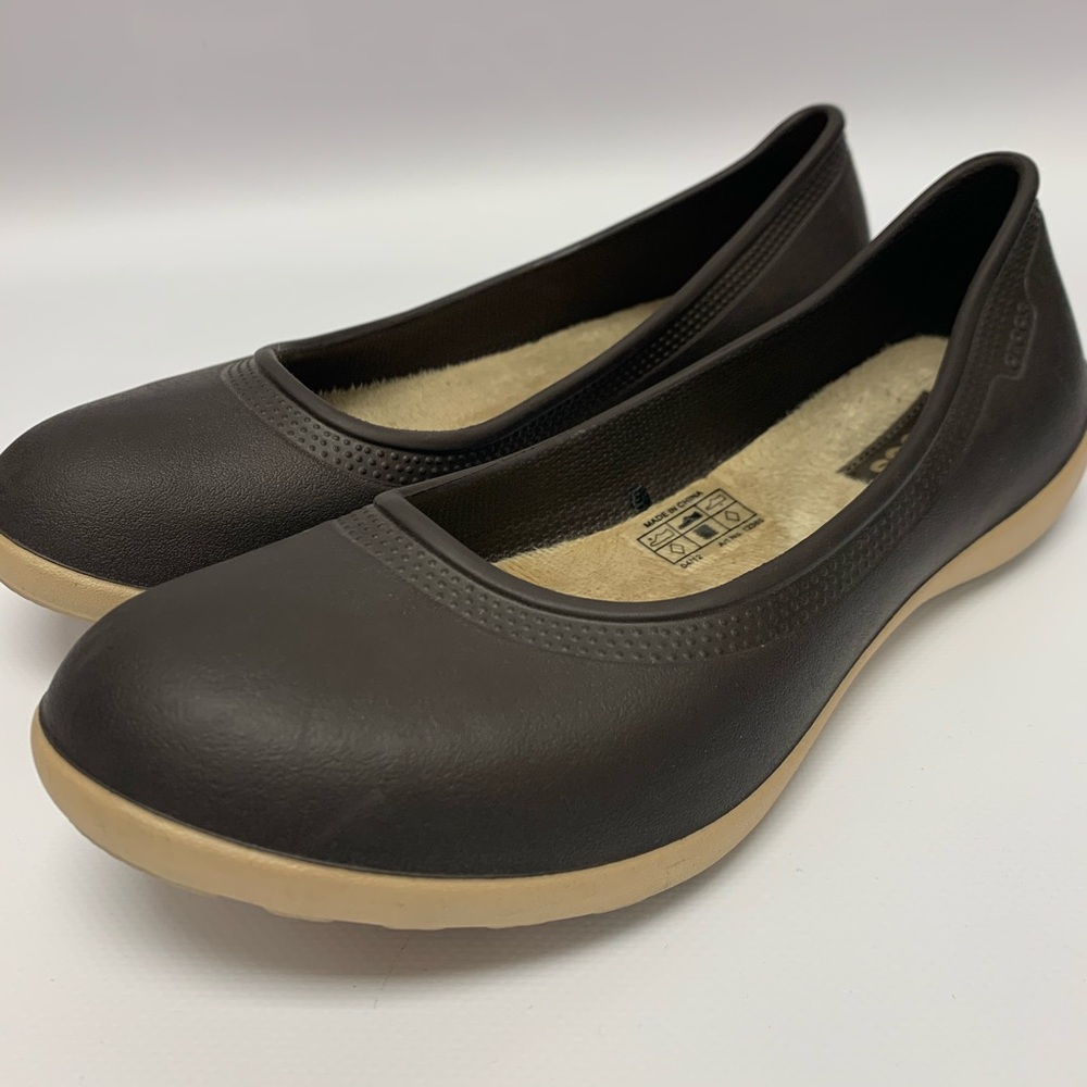 Women Crocs Duet lined Flat